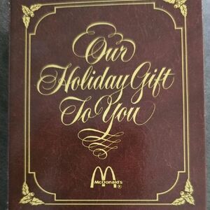 McDonald's Festive Gift Box - Rich Brown and Gold